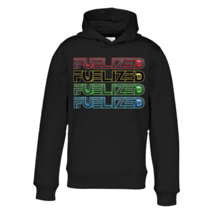 Black Hoodie Multi Color