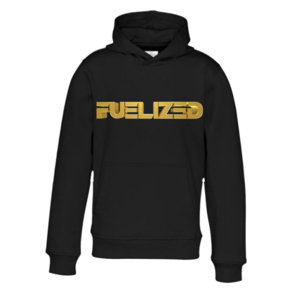 Black Hoodie Dark Gold